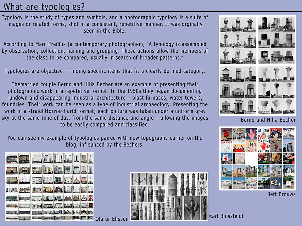 Typologies