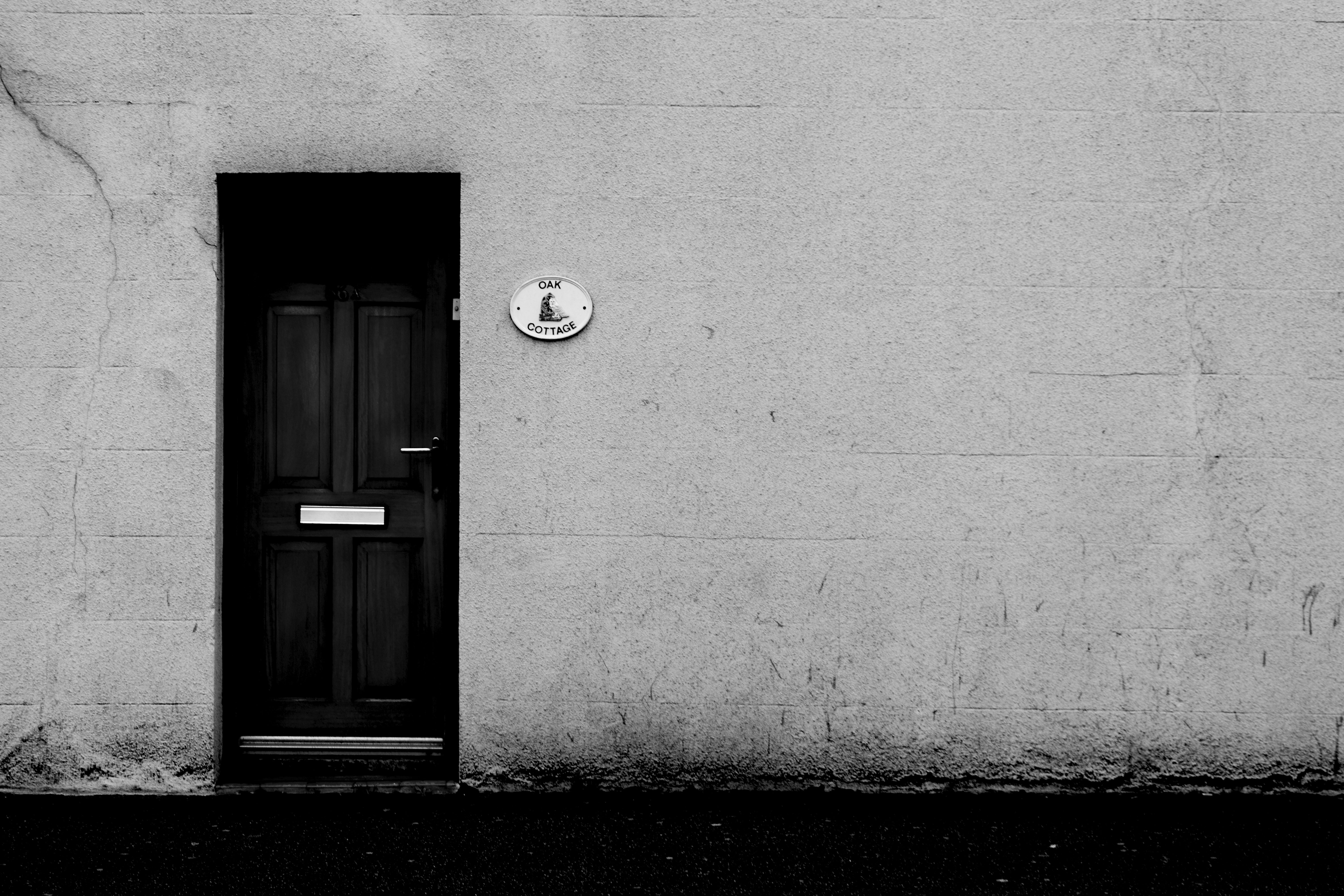 one door b&w