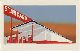 Edward Ruscha. Standard Station. 1966 | MoMA